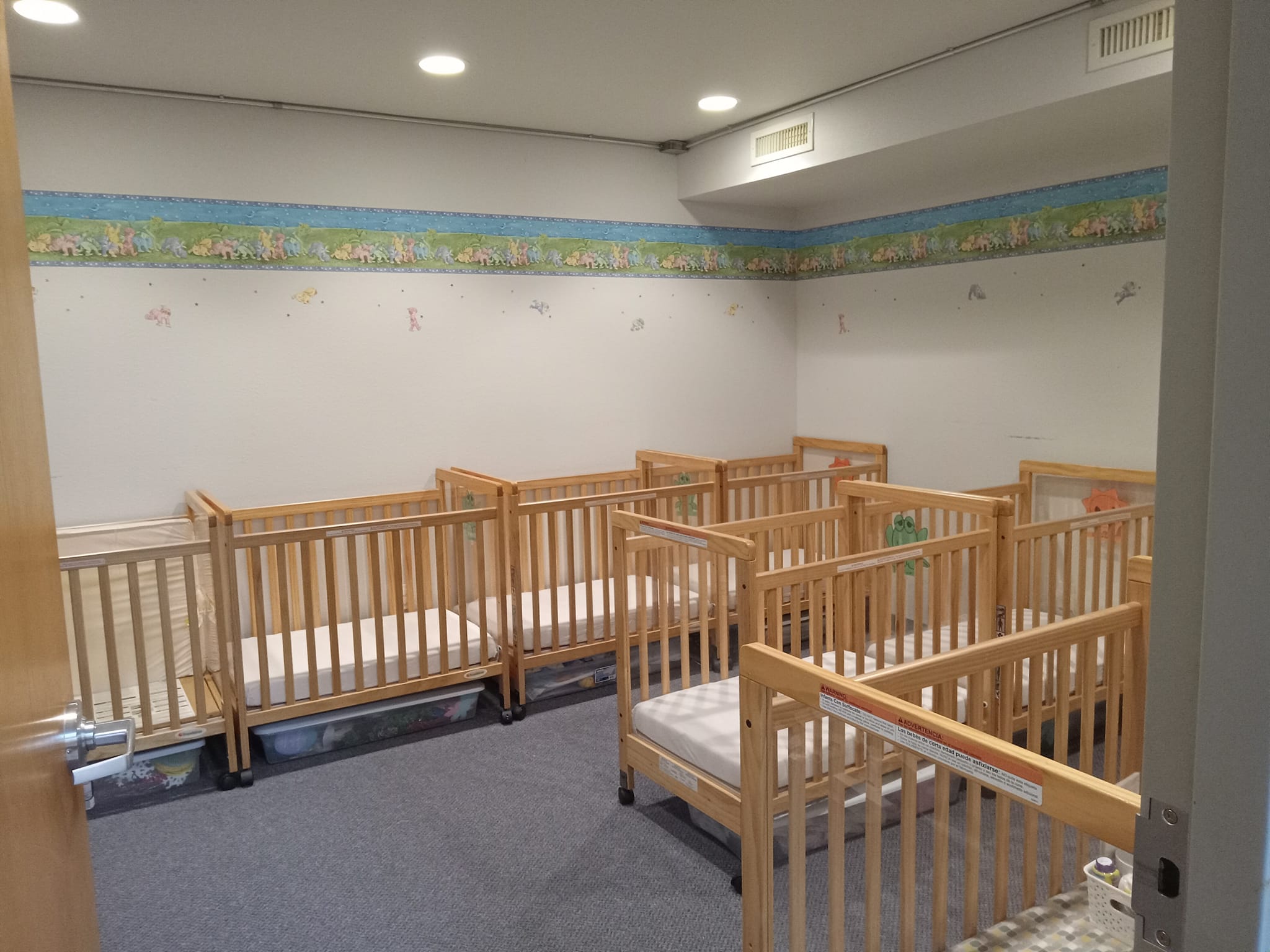 Tour Faith of a Child Learning Center Infant Sleeping Room